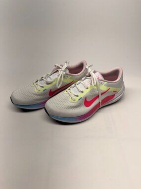 Nike Air Winflo  Womens White Hyper Pink-Volt Running Shoes Sz 11
